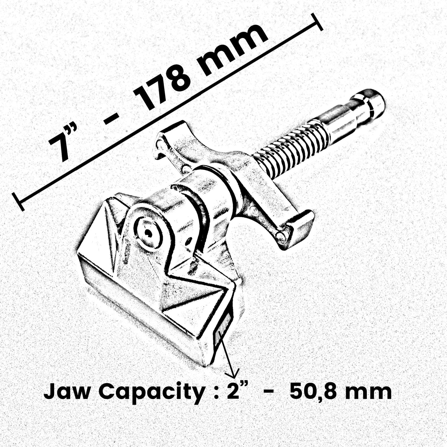 2" End Jaw SpinClamp - Grip Support Store