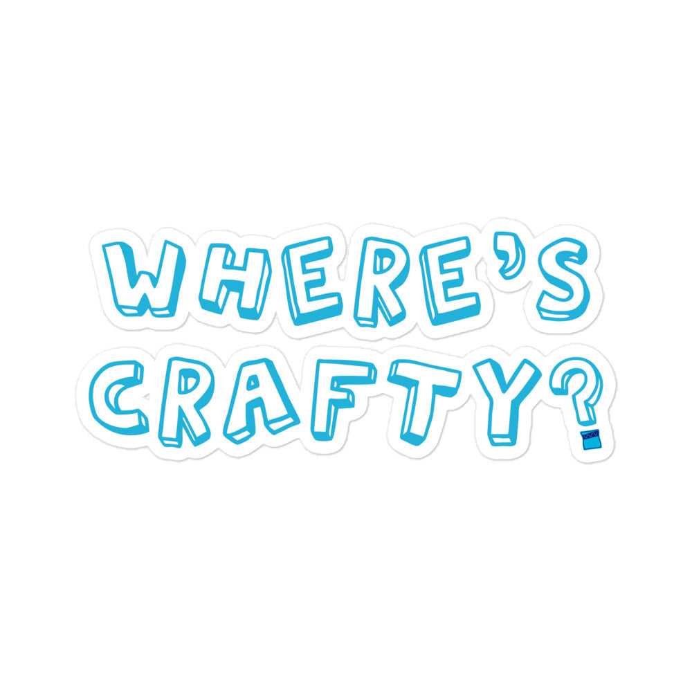 Where's Crafty Sticker - Grip Support Store