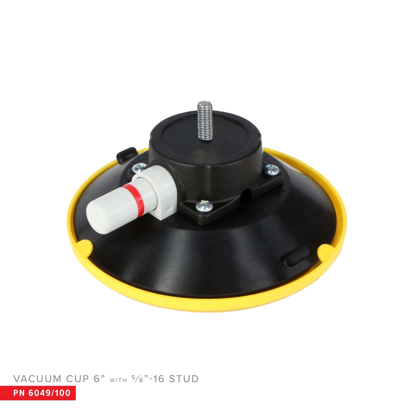 6" Vacuum Cup w/ 3/8"-16 Studs - Grip Support Store