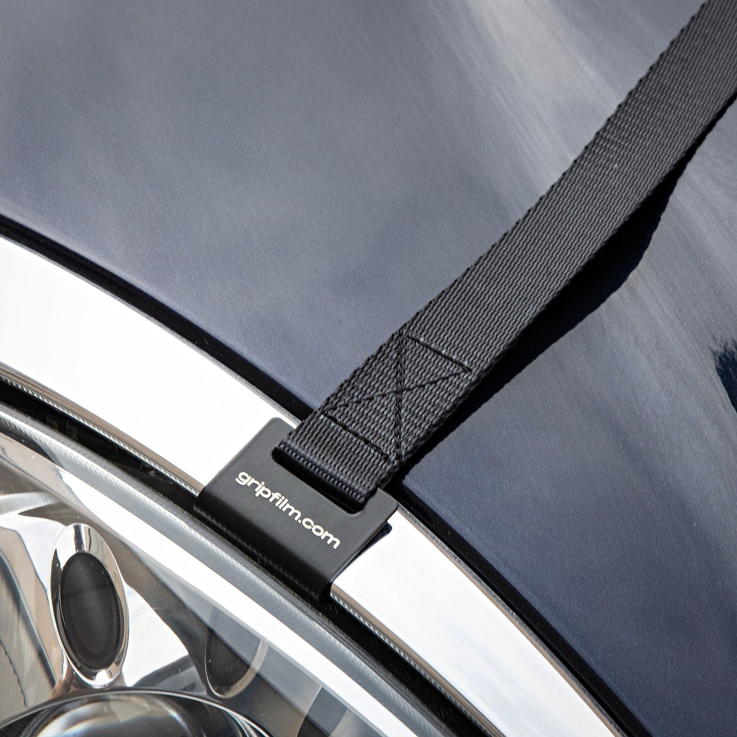 25mm (1”) BLACK CAR MOUNT RATCHET STRAP - Grip Support Store