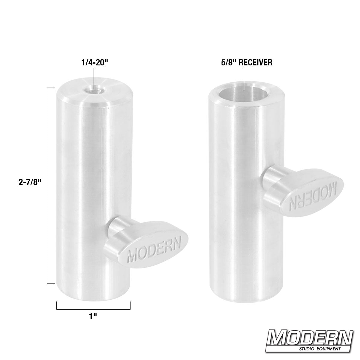 Aluminum Bale Block (5/8" Receiver to 1/4" Female Thread) - Grip Support Store