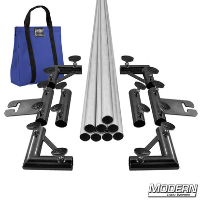 12-Foot x 12-Foot Breakdown Frame for Speed-Rail® with Blue bag and T-Handles – Heavy-Duty Grip Frame for Film Lighting and Rigging | Modern Studio Equipment
