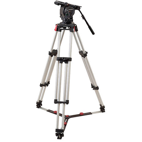 OConnor Ultimate 2575D Head & Cine HD Mitchell Tripod System with Floor Spreader - Grip Support Store