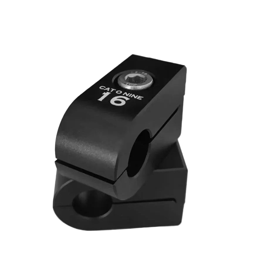 16mm Black metal clamp from Cat O' Nine Engineering