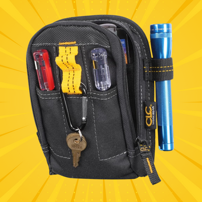 Custom Leathercraft "Carry-All" Mini  Pouch - Grip Support Store