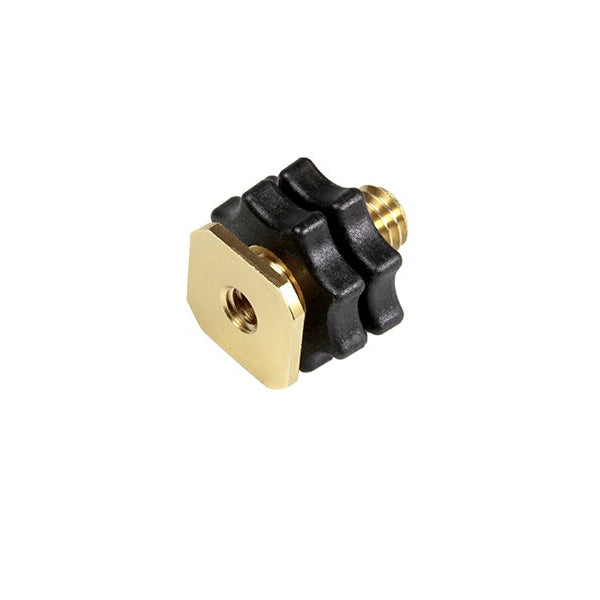 Rycote Brass Shoe Adaptor with Male Thread -  1/4" or 3/8” - Grip Support Store