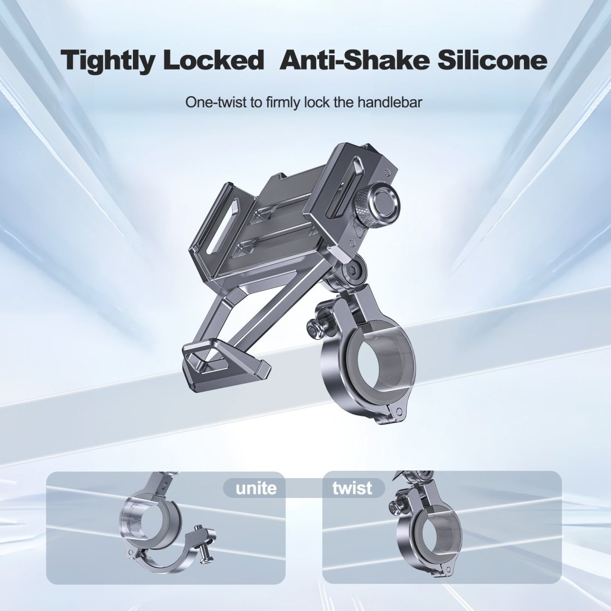 Mechrig 360° Rotating Aluminum Alloy Cycling Phone Holder - Grip Support Store