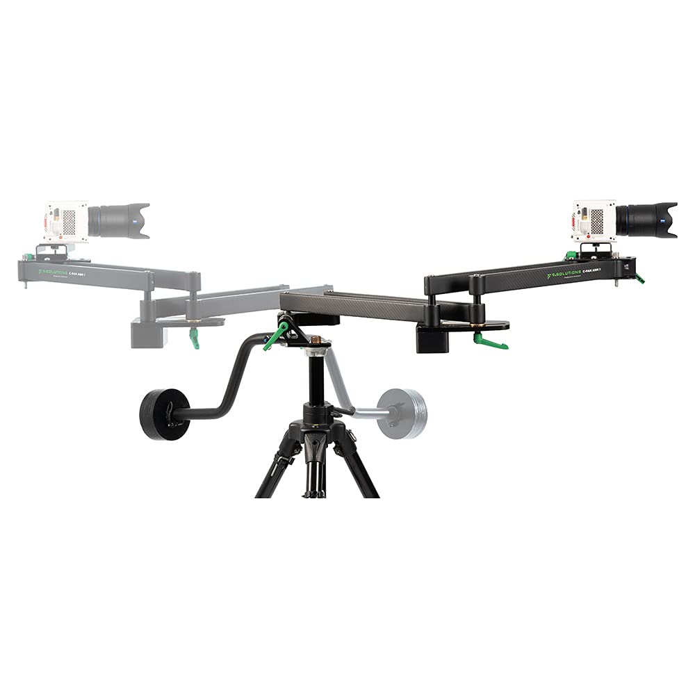9.Solutions C-Pan Arm II, Carbon Fiber, Lighter-Weight, Upgraded Smoothness, 9.CPA2C, Slider, Jib/Crane for Different pan/Movement, for Photography, Videography & Filmmaking