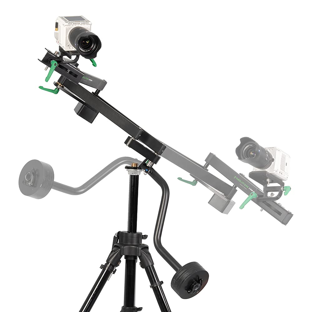 9.Solutions C-Pan Arm II, Carbon Fiber, Lighter-Weight, Upgraded Smoothness, 9.CPA2C, Slider, Jib/Crane for Different pan/Movement, for Photography, Videography & Filmmaking