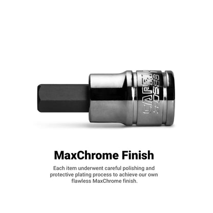 3/16-Inch Hex Bit Socket, 1/4-Inch Drive, SAE