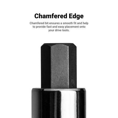 3/16-Inch Hex Bit Socket, 1/4-Inch Drive, SAE