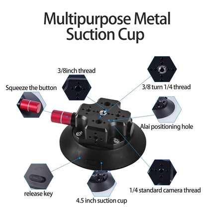 4-1/2" Suction Cup with Cheese Block - Grip Support Store