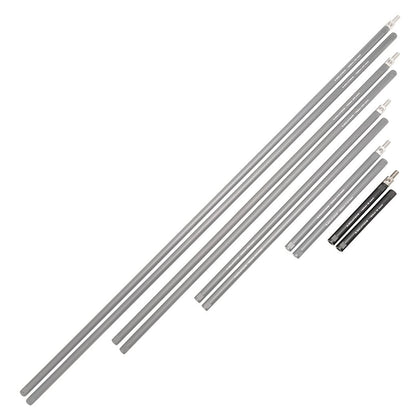 9.Solutions 5/8" Rod Set (150mm), Anodized Aluminum, 9.VBROD5