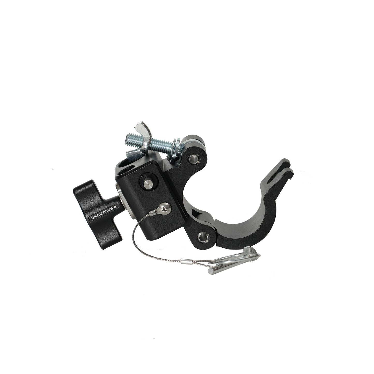 9.Solutions Coupler with Junior and Baby pin Receiver, Clamp, Coupler for Heavy Duty Light, Max Load: 250Kg, 9.VB5121