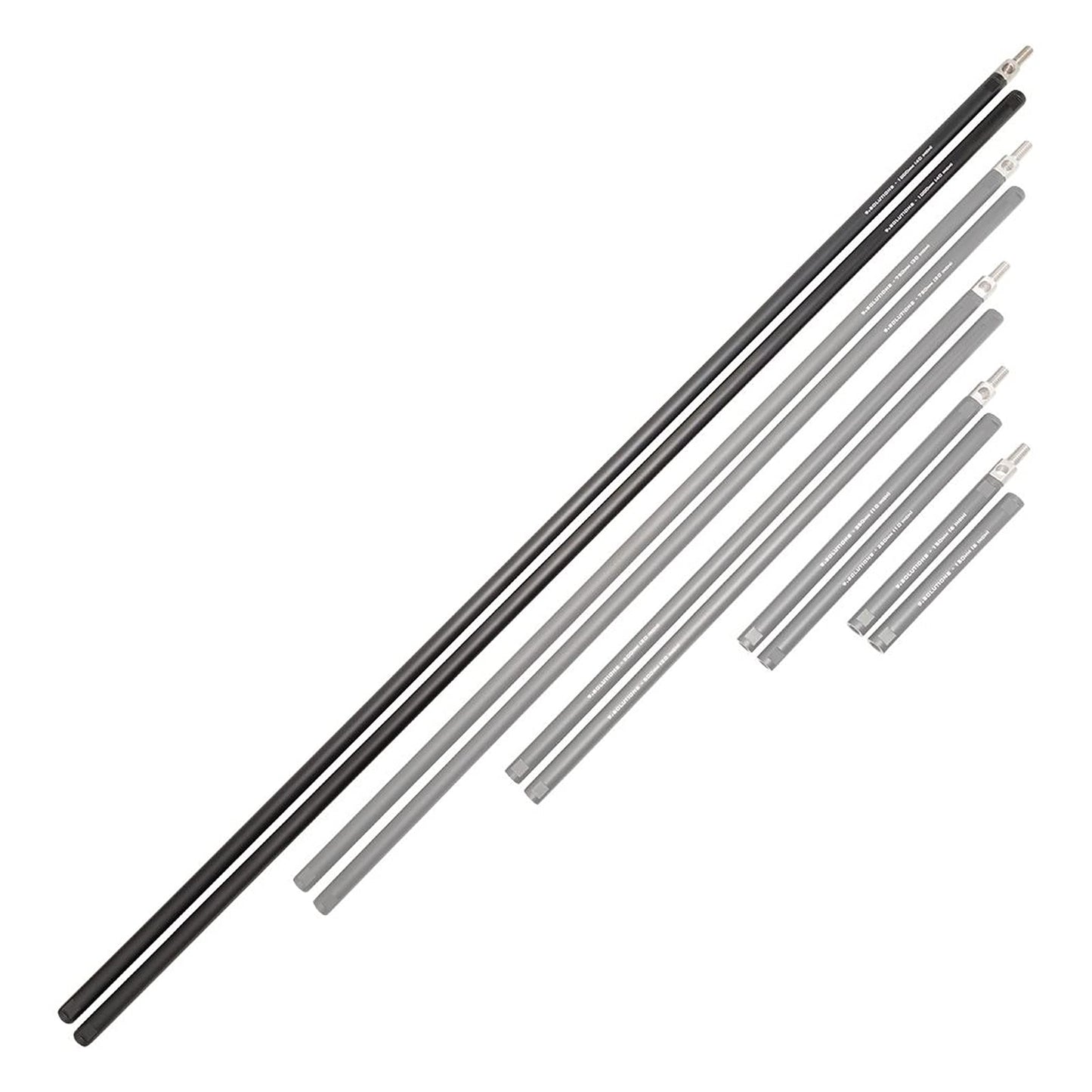 9.Solutions 5/8" Rod Set (1000mm), Anodized Aluminum, 9.VBROD9