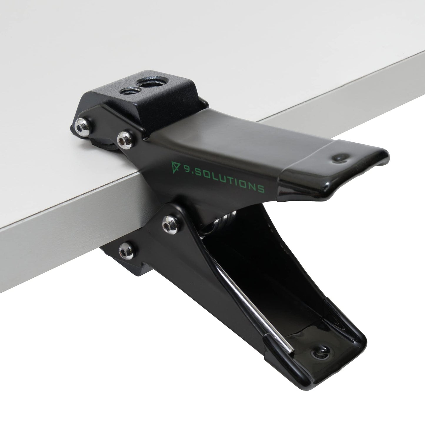 9.Solutions Savior Spring Clamp Mini, Fast-Mounting, Strong, Torsion Spring Clamp, 9.VB5100, fit firmly onto any oddly shaped object, mount multiple pieces of equipment on one clamp