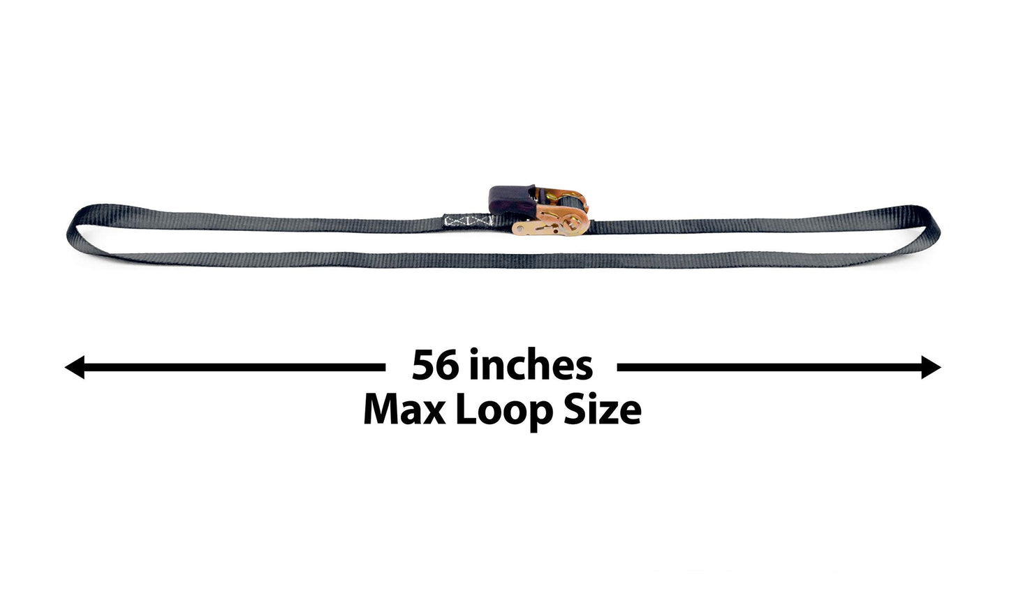 1" x 10' Endless Ratchet Strap - 2 Pack - Grip Support Store