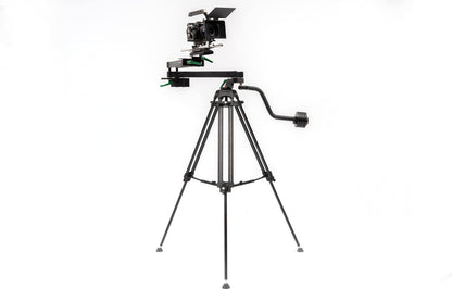 9.Solutions Deluxe Heavy-Duty Tripod for C-Pan Arm, 9.TR1, with Carry Bag (Black),Built-in Standard 75mm triopd Bowl Convertable to 3/8″ Screw Adaptor Plate