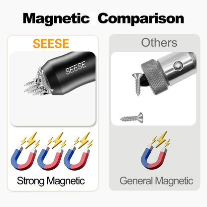 Strong 2pc Magnetic Screw Ring: 1/4 Inch