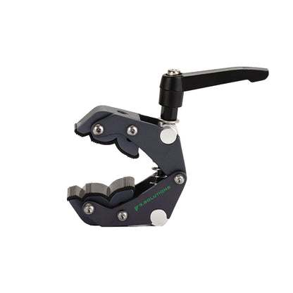 9.Solutions Savior Clamp Mini, Articulated Jaws, Max Load: 66lbs, 9.XS1006, fit firmly onto any oddly shaped object, mount multiple pieces of equipment on one clamp