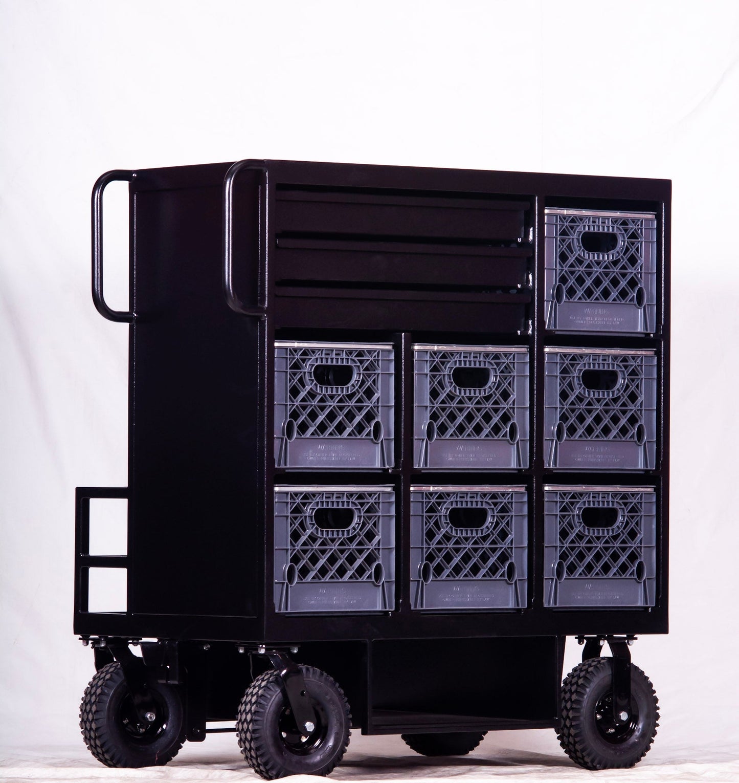 7 Crate Cart With Pipe Organ - Grip Support Store