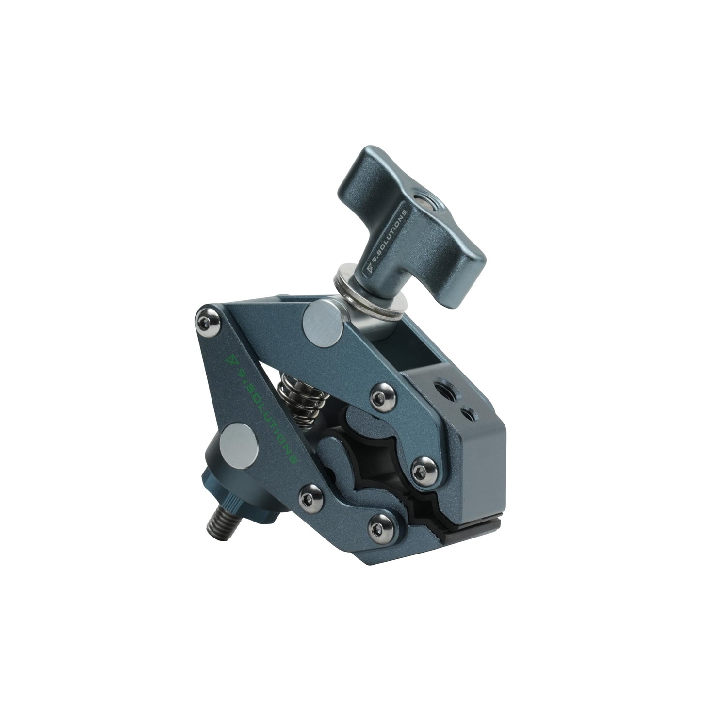 9.Solutions Savior Clamp, Articulated Jaws, Max Load: 66lbs, 9.XS1005, fit firmly onto any oddly shaped object, mount multiple pieces of equipment on one clamp