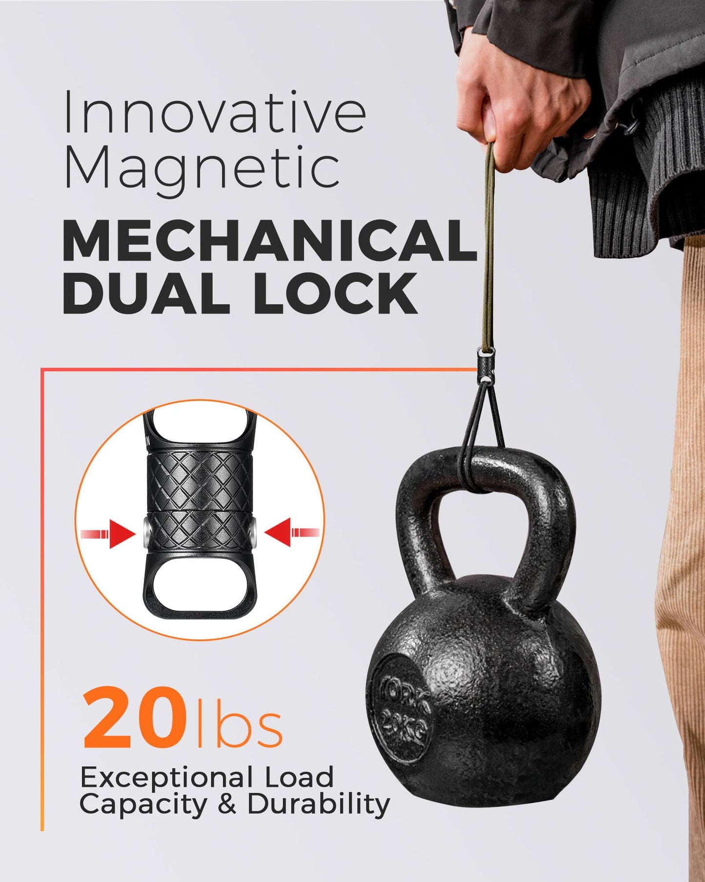 Magnetic Quick Release Keychain