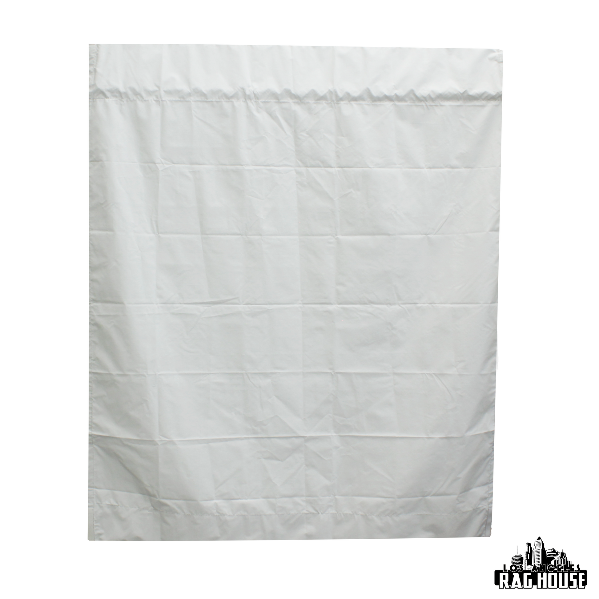 Full Grid Silent Wag Flag Cover Roll-Out by LA Rag House - wag flag cover on frame