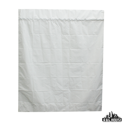 Full Grid Silent Wag Flag Cover Roll-Out by LA Rag House - wag flag cover on frame