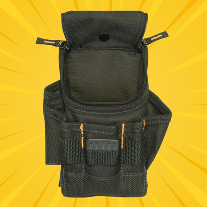 Custom Leathercraft Small 9-Pocket Utility Pouch - Grip Support Store