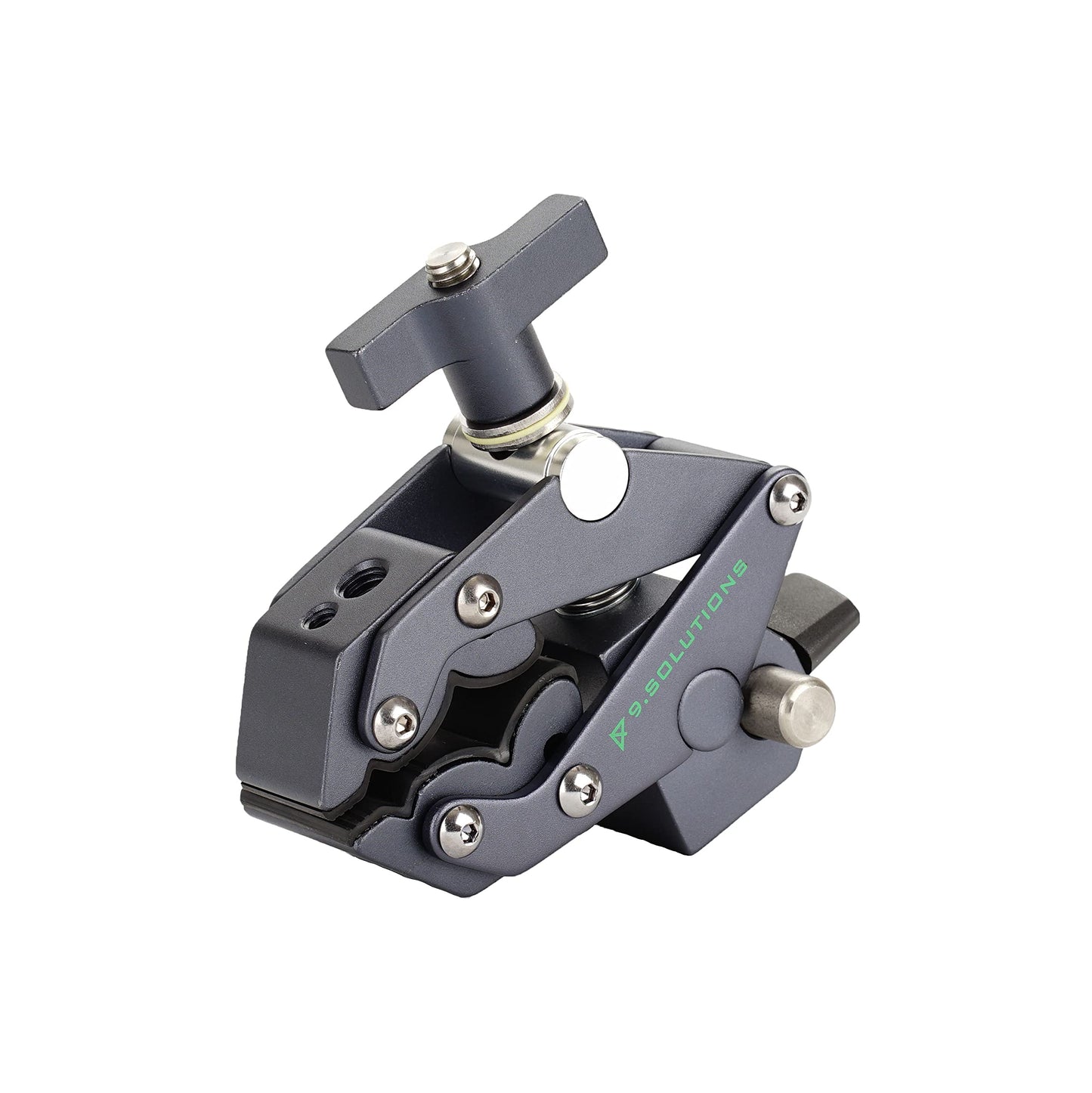 9.Solutions Savior Clamp With Socket, Articulated Jaws, Hexagonal Socket for 5/8" Pins, Max Load: 66lbs, 9.XS1005B, fit firmly onto any oddly shaped object