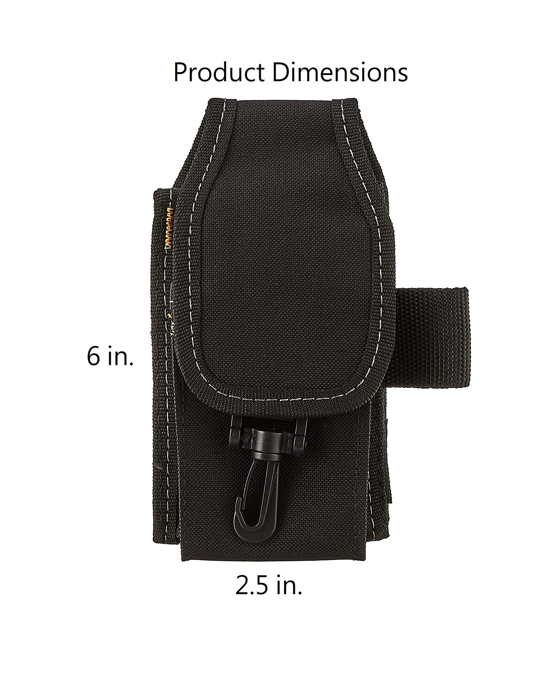 CLC Custom LeatherCraft 5-Pocket Cell Phone/Tool Holder - 1105 - Grip Support Store