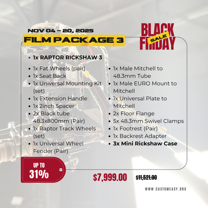 Raptor Rickshaw 3 (Deals on Nov 04 – 20, 2025)