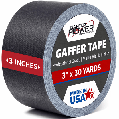 Gaffer Tape — Black 3" x 30yd