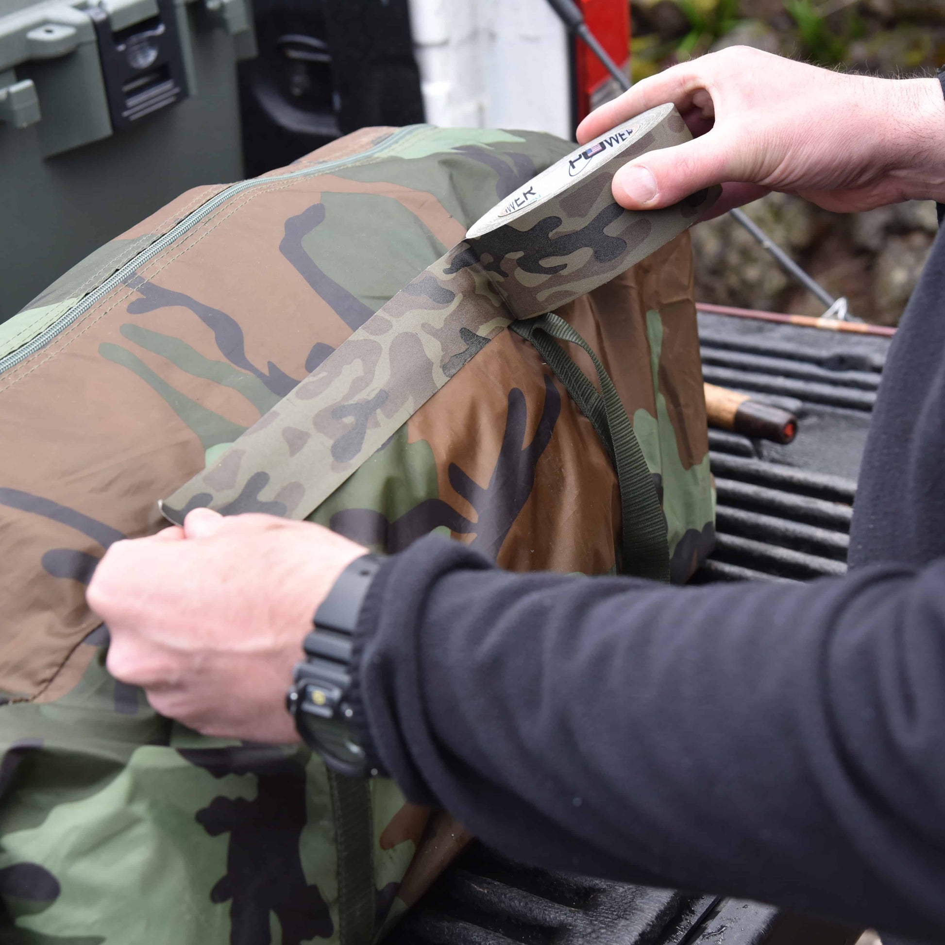 Gaffer Tape 2 In x 25 Yds  Muted Army Green Camouflage - Grip Support Store