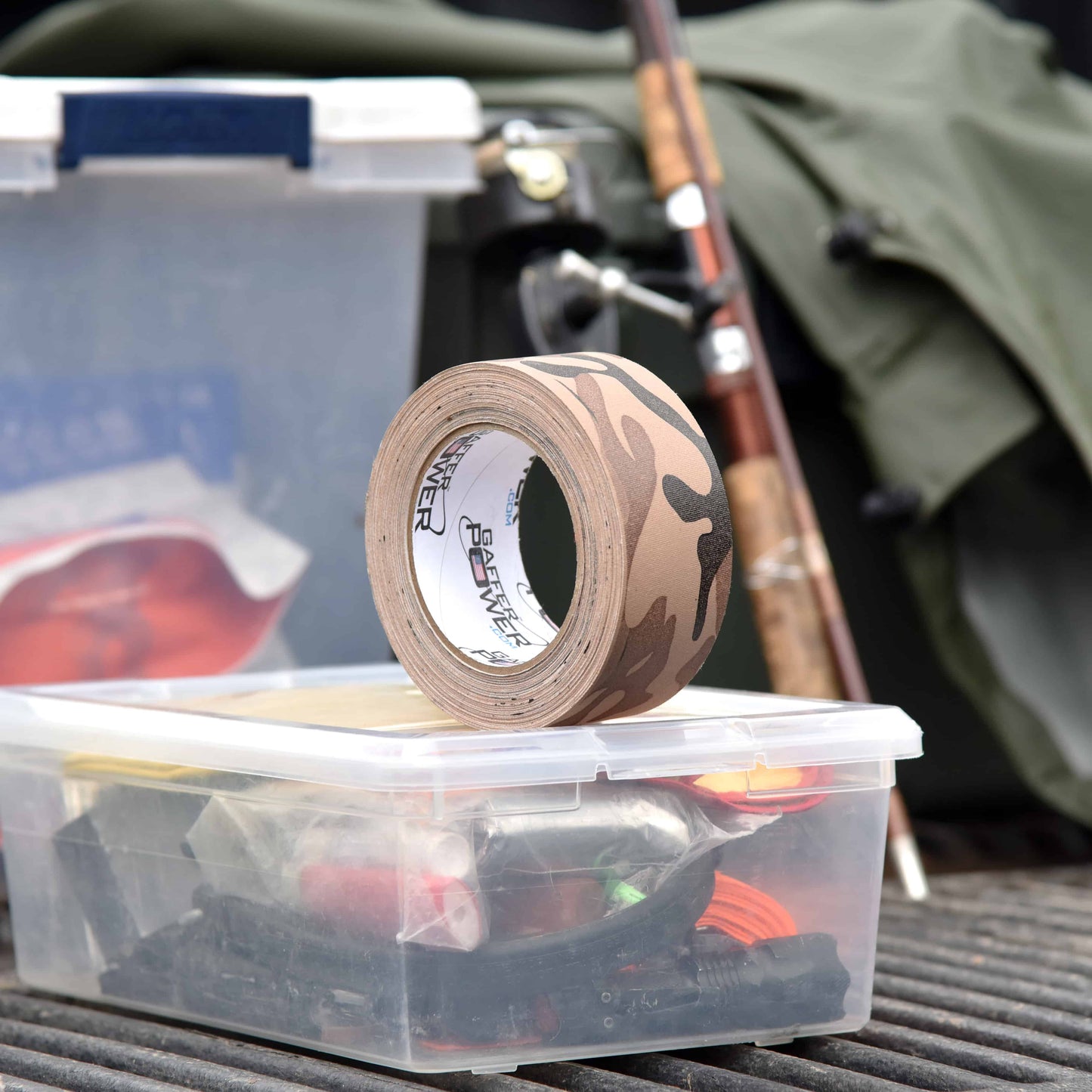 Gaffer Tape, 2 Inch x 25 Yards - Desert Tan Camouflage - Grip Support Store