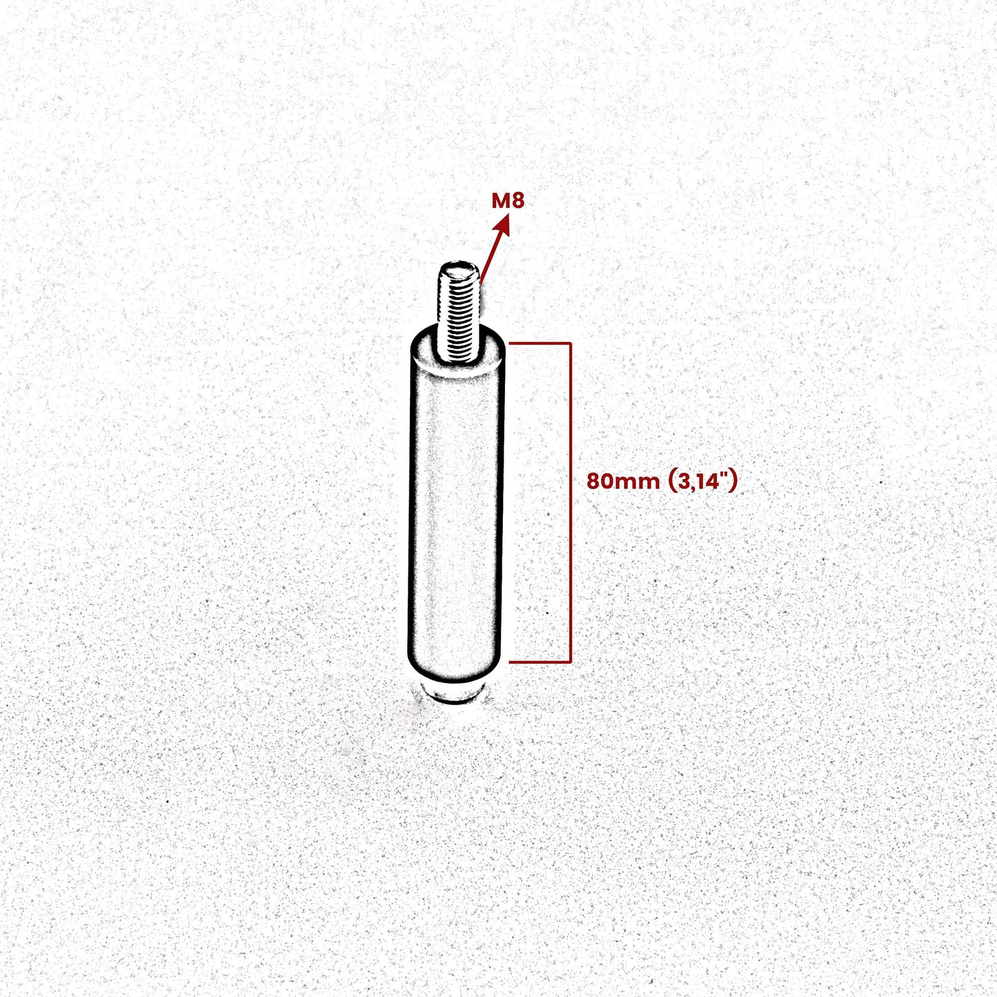 Chesse Plate ModulusX / ModTruss Height extension 80mm - Grip Support Store