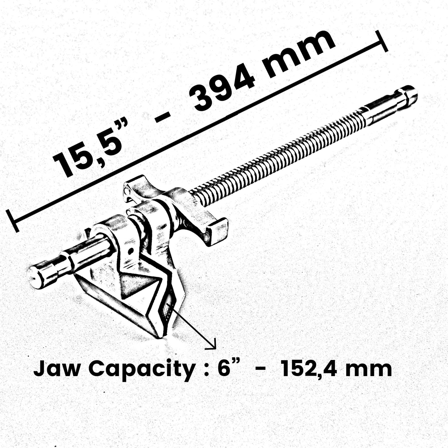 2" or 6" End Jaw SpinClamp - Grip Support Store