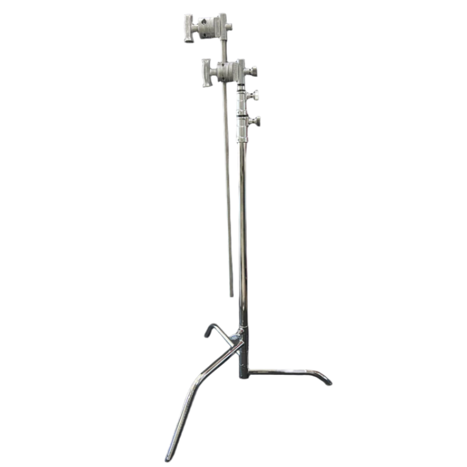 40” C-STAND 2 RISER STANDARD SWING LOCK BASE - Chrome - Grip Support Store