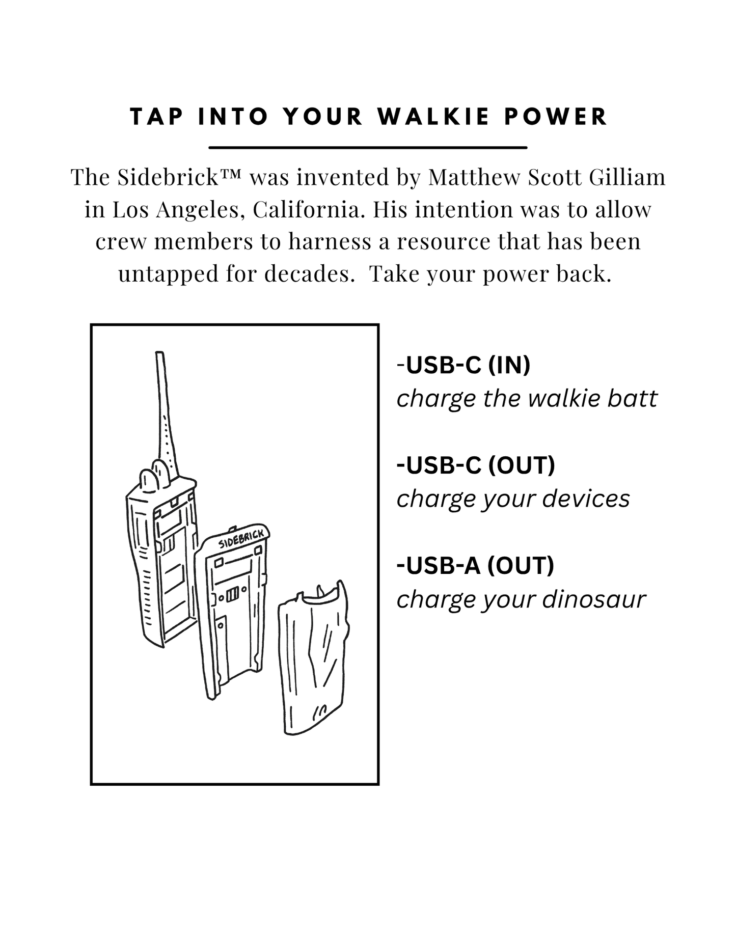 SIDEBRICK™️ - Walkie Phone Charger - Grip Support Store