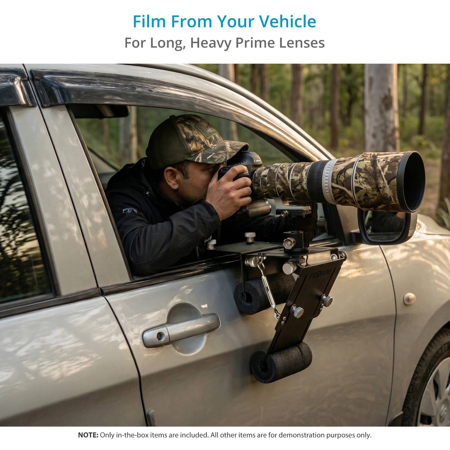 Car Door Mount for Wildlife, Sports & Professional Photography / Videography