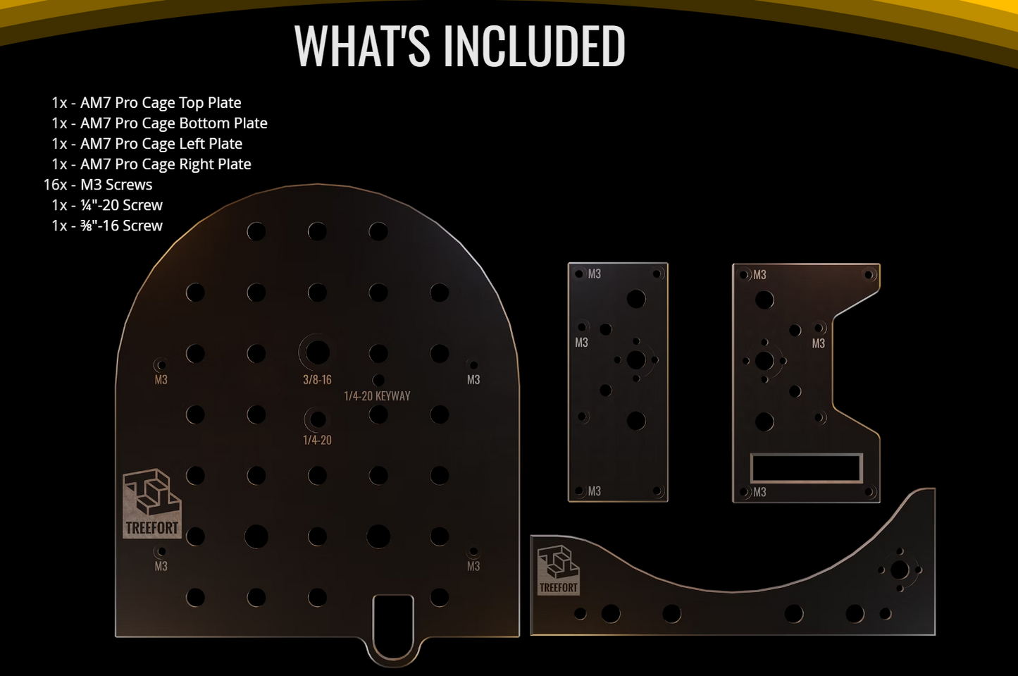 BRC-AM7 PRO CAGE KIT by Treefort - Grip Support Store