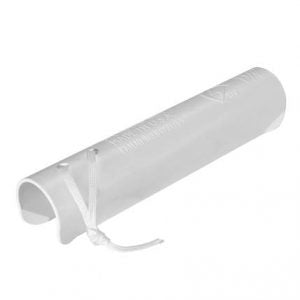 Speedclip, 9", White (1 1/4")