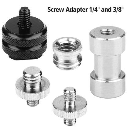 22 Pcs Camera Screw Adapters - 1/4 and 3/8 - Grip Support Store