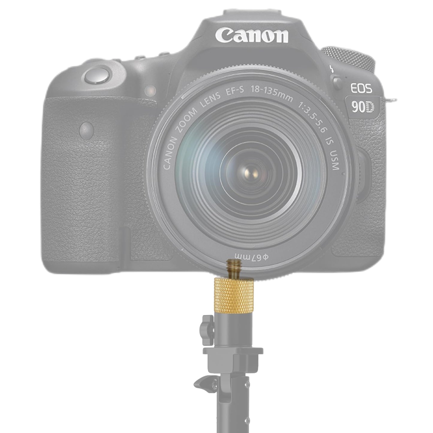 3/8"-16 Female to 1/4"-20 Male Thread (Brass)- 2 Pack - Grip Support Store