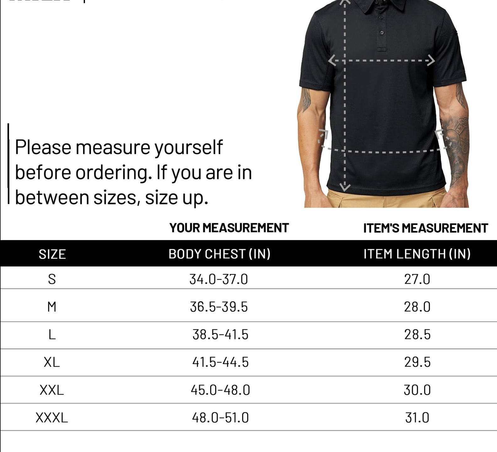 Show Black Polo Short Sleeve Shirts, Moisture-Wicking - Grip Support Store
