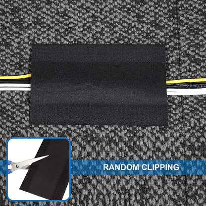 4" Velcro Grip for Cable Cords on Carpets, 2-Pack (10 ft) - Grip Support Store