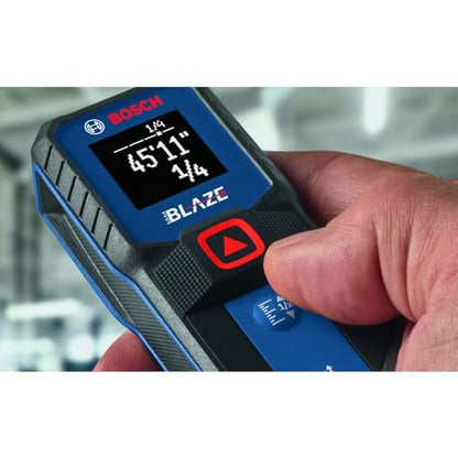 BOSCH 100 Ft Blaze Laser Distance Measure, Includes 2 AA Batteries - Grip Support Store