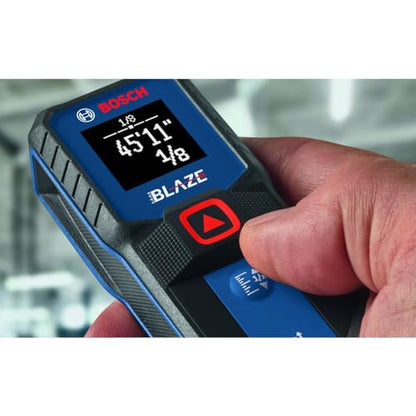 BOSCH 100 Ft Blaze Laser Distance Measure, Includes 2 AA Batteries - Grip Support Store