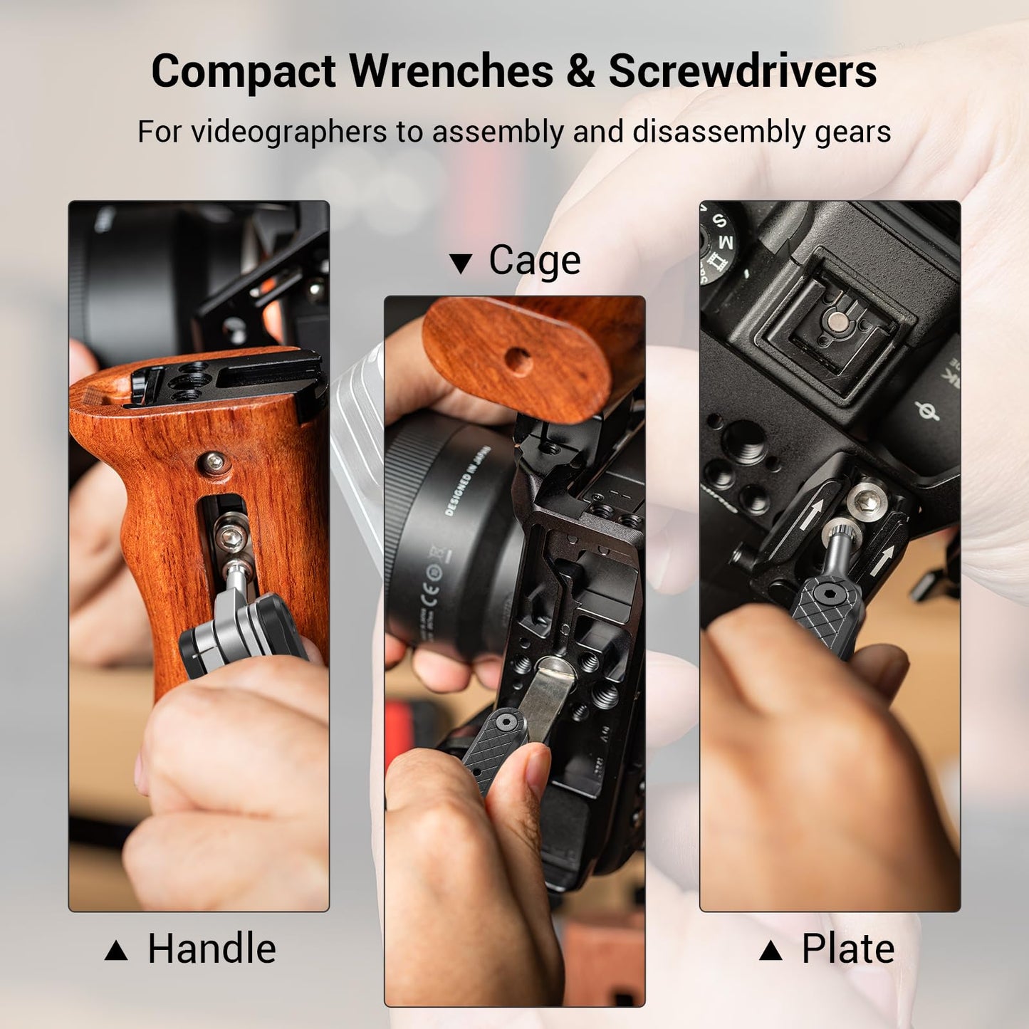 Folding Tool Set by SMALLRIG - Grip Support Store